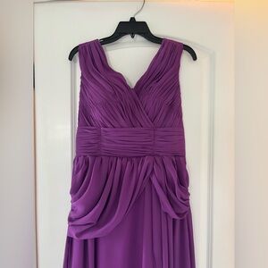 Elegant Purple Evening Gown